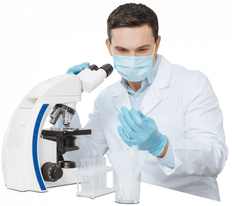 experts laboratory worker